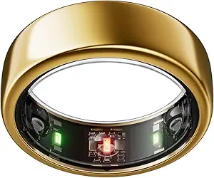 Oura Ring Gen3 Horizon - Gold - Size 8 - Smart Ring - Size First with Oura Ring
