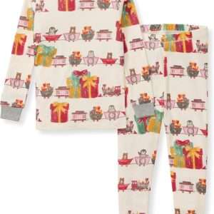 Burt's Bees Baby Baby Boys' Pajamas, Tee and Pant 2-Piece Pj Set, 100% Organic