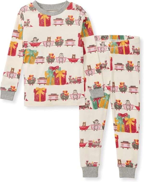 Burt's Bees Baby Baby Boys' Pajamas, Tee and Pant 2-Piece Pj Set, 100% Organic