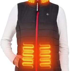 ANTARCTICA GEAR Women's Heated Vest With 16000mAh Battery Pack