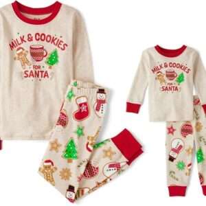 The Children's Place Baby and Kids', Sibling Matching, Holiday Pajama Sets, Cotton
