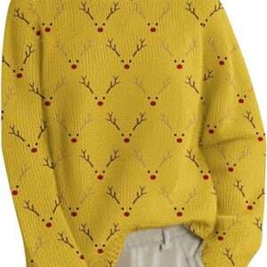 Women's Sweater,Turtleneck Sweater Women Oversized Sweaters Long Sleeve