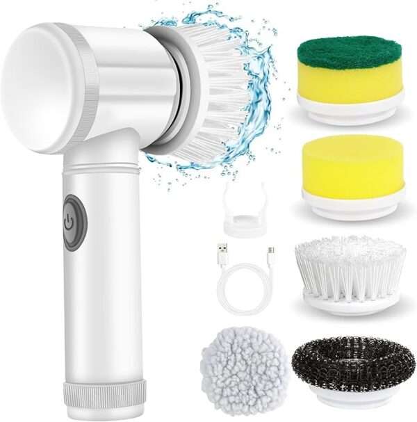 Electric Spin Scrubber Cordless Tub,Shower Tile Scrubber,Floor Scrubber for Cleaning