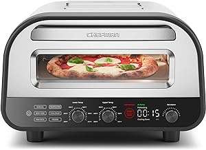 CHEFMAN Indoor Pizza Oven - Makes 12 Inch Pizzas in Minutes, Heats up to 800°F