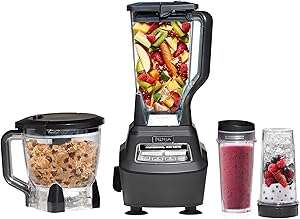 Ninja BL770 Mega Kitchen System, 1500W, 4 Functions for Smoothies, Processing
