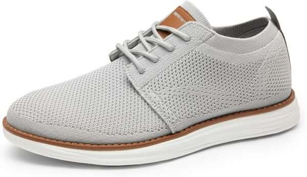 Bruno Marc Men's KnitFlex Breeze Mesh Sneakers Oxfords Lace-Up Lightweight