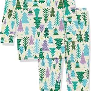 Amazon Essentials Cute Pajama Sets for Women, Snug-Fit Cotton Sleepwear