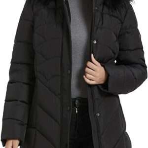 BINACL Women's Winter Warm Thicken Long Outwear Pockets Coat Parka Jacket XS