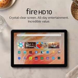 Amazon Fire HD 10 tablet (newest model) built for relaxation, 10.1" vibrant Full HD
