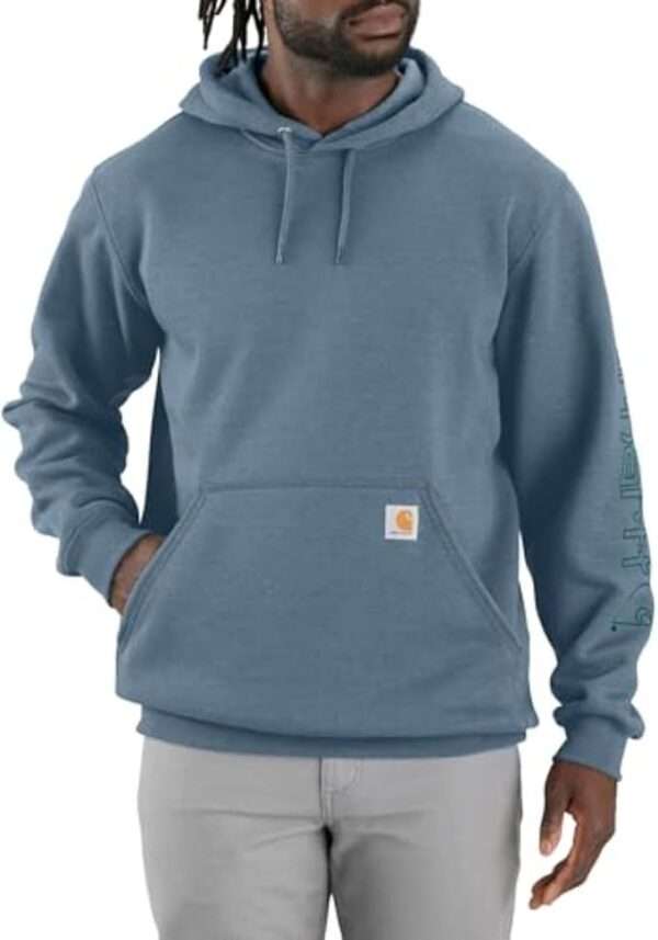 Carhartt Men's Loose Fit Midweight Logo Sleeve Graphic Sweatshirt