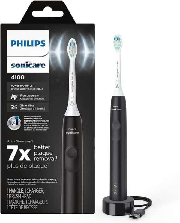 Philips Sonicare 4100 Power Toothbrush, Rechargeable Electric Toothbrush with