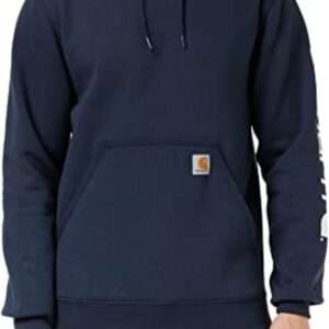 Carhartt Men's Loose Fit Midweight Logo Sleeve Graphic Sweatshirt