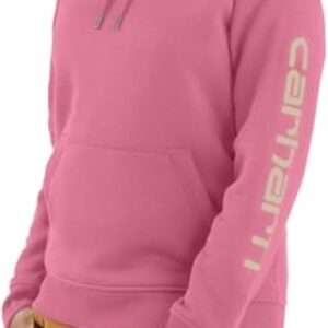 Carhartt Women's Relaxed Fit Midweight Logo Sleeve Graphic Sweatshirt