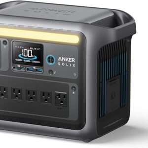 Anker SOLIX C1000 Portable Power Station, 1800W (Peak 2400W) Solar Generator,