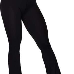 Sunzel Flare Leggings, Crossover Yoga Pants with Tummy Control, High-Waisted