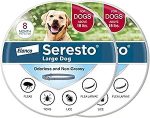 Seresto Large Dog Vet-Recommended Flea & Tick Treatment & Prevention Collar