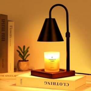 Modern Candle Warmer Lamp with Timer, Adjustable Dimmable Candle Lamp