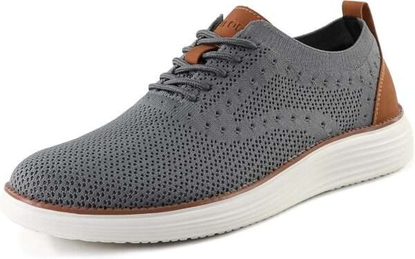 VILOCY Men's Casual Dress Sneakers Oxfords Business Mesh Breathable Walking