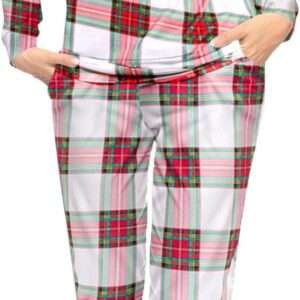 Ekouaer Womens Jogger Pajama Sets Long Sleeve Sleepwear Round Neck Nightwear