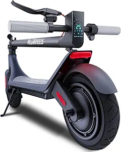 Electric Scooter A6L ECO,Electric Scooter Adults with 10IN Shock Absorbing Tires,10.2AH Big Battery,x Ma350
