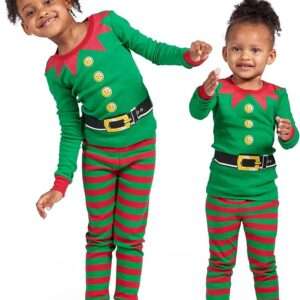 The Children's Place Baby and Kids', Sibling Matching, Holiday Pajama Sets, Cotton