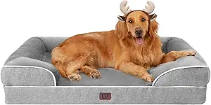 EHEYCIGA Orthopedic Dog Beds Large Sized Dog, Waterproof Memory Foam Large