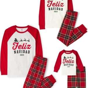The Children’s Place Family Matching, Christmas and Holiday Pajama Sets, Cotton