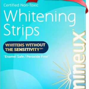 Lumineux Teeth Whitening Strips 21 Treatments – Peroxide Free - Enamel Safe for Whiter Teeth - Whitening Without The Sensitivity - Dentist Formulated and Certified Non-Toxic - Sensitivity Free