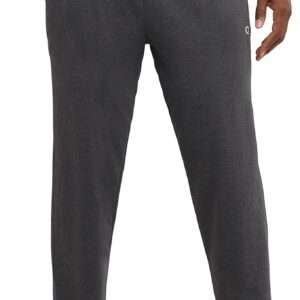 Champion Men's Pants, Lightweight Open-Hem Lounge Pants for Men, Jersey Pants