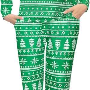 Ekouaer Womens Jogger Pajama Sets Long Sleeve Sleepwear Round Neck Nightwea