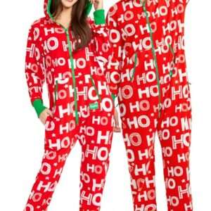 Tipsy Elves Unisex Adult Christmas Onesies Matching Holiday Jumpsuits with
