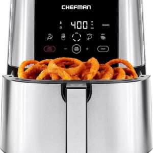 Chefman TurboFry® Touch Air Fryer, XL 8-Qt Family Size, One-Touch Digital Control