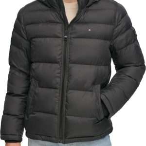 Tommy Hilfiger Men's Down Alternative Hooded Puffer Jacket