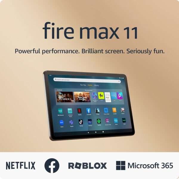 Amazon Fire Max 11 tablet (newest model) vivid 11” display, all-in-one for streaming