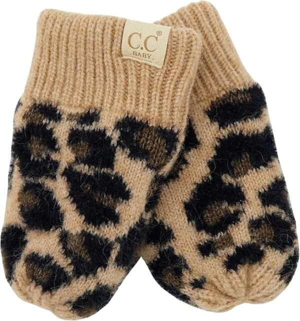 Funky Junque Baby Mittens Fleece Lined No Thumb Soft Double Layer Knit Gloves