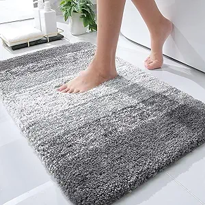 OLANLY Bathroom Rugs Mat 30x20, Extra Soft and Absorbent Microfiber Bath Rugs,
