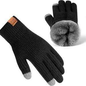 Gloves for Cold Weather Men,Thermal Winter Gloves with Touchscreen Fingers