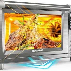 Nuwave Bravo XL Pro Air Fryer Toaster Oven with Grill Combo, 2024 New