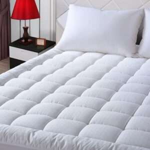 EASELAND Queen Size Mattress Pad Pillow Top Mattress Cover Quilted Fitted Mattres