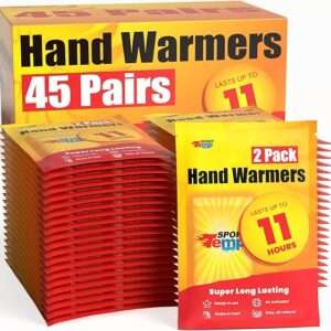 Hand Warmers - Up to 11 Hours of Heat, Super Long Lasting - Easy, All Natural - Air