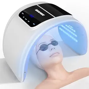 Red-Light-Therapy-for-Face，Led Face Mask Light Therapy Red & Blue