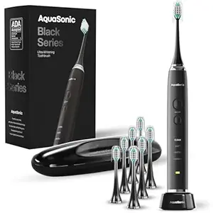 Aquasonic Black Series Ultra Whitening Toothbrush – ADA Accepted