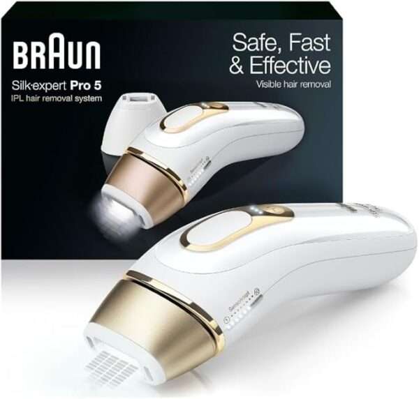 Braun IPL at Home Laser Hair Removal for Women and Men, Silk Expert