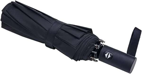 Travel Essentials Umbrella Windproof Compact Collapsible Light, Automatic, Strong
