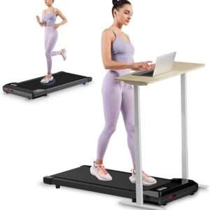SupeRun Walking Pad, Under Desk Treadmill, 3 in 1 Portable Treadmill with Remote