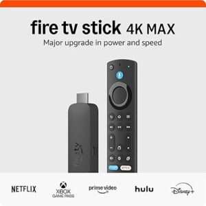 Amazon Fire TV Stick 4K Max streaming device (newest model) supports Wi-Fi 6E,