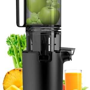 Cold Press Juicer, 5.4" Wide Feed Chute Juice Extractor Machine with 400W, High
