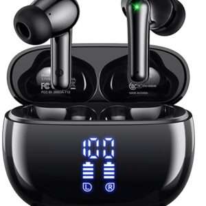 Wireless Earbuds Bluetooth Headphones, Ear Buds with Deep Bass, 40H Long time