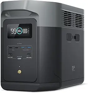 EF ECOFLOW Portable Power Station DELTA 2 Max, 2400W LFP Solar Generator