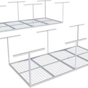FLEXIMOUNTS 4x8 Overhead Garage Storage Rack, Garage Storage